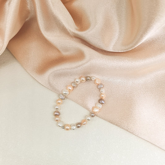 Handcrafted Multicolor Pearl Bracelet