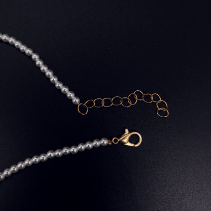 Elegant Handcrafted Pearl Cascade Necklace