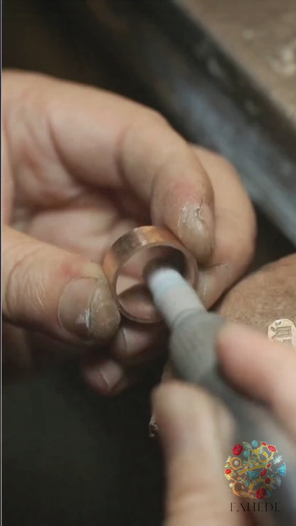 Gear Wheel Rotatable Ring Cubic Zircon Fidget Ring Brass Anxiety Ring Spinner Ring