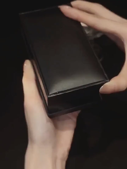 Double-Sided Wearing Diamond-Set Magnetic Love Pendant Necklace