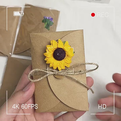 Dried Flower Greeting Card