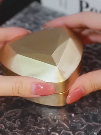 Double-Sided Wearing Diamond-Set Magnetic Love Pendant Necklace