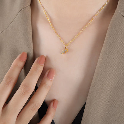 12 Constellations Sign Of Star Zodiac Pendant Chain Necklace