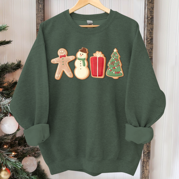 Gingerbread Cookies Sweatshirt. Christmas Shirt. Christmas Matching Sweatshirt. Family Shirt. Christmas Sweater. Xmas Shirt. Christmas Gift