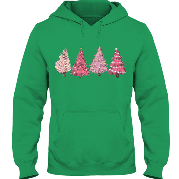 Pink Tree Christmas Sweater. Christmas Sweater. Christmas Crewneck. Christmas Tree Hoodie. Holiday Sweaters for Women. Winter Hoodie Hoodie