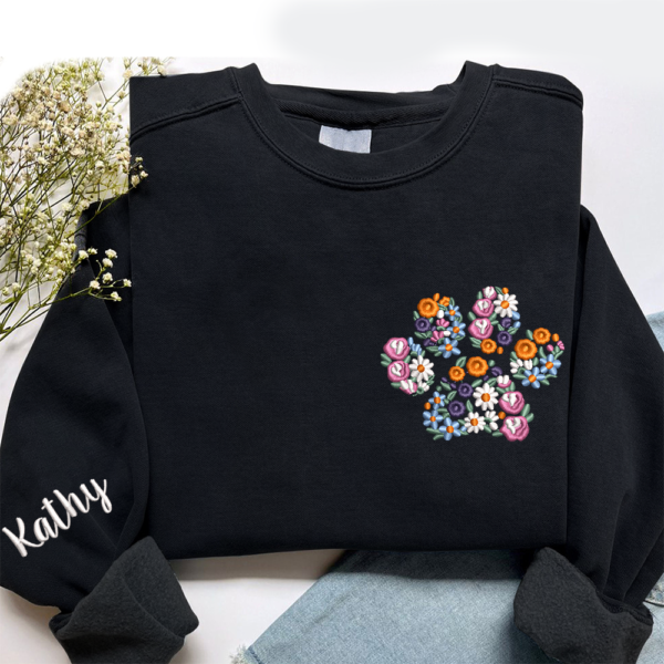 Custom Dog Mom Sweatshirt Custom Pet Gift. Pet Loss Gift Dog Sweatshirt Fur Mama