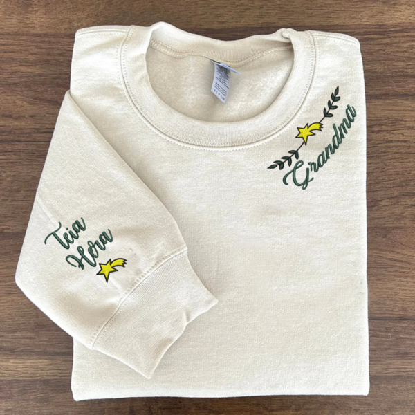 Embroidered Grandma Star 2024 Sweatshirt