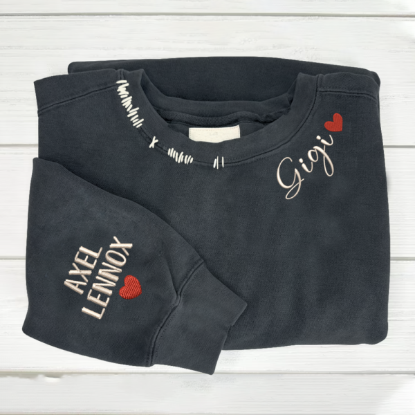 Custom Hand Embroidered Gigi 2024 Sweatshirt