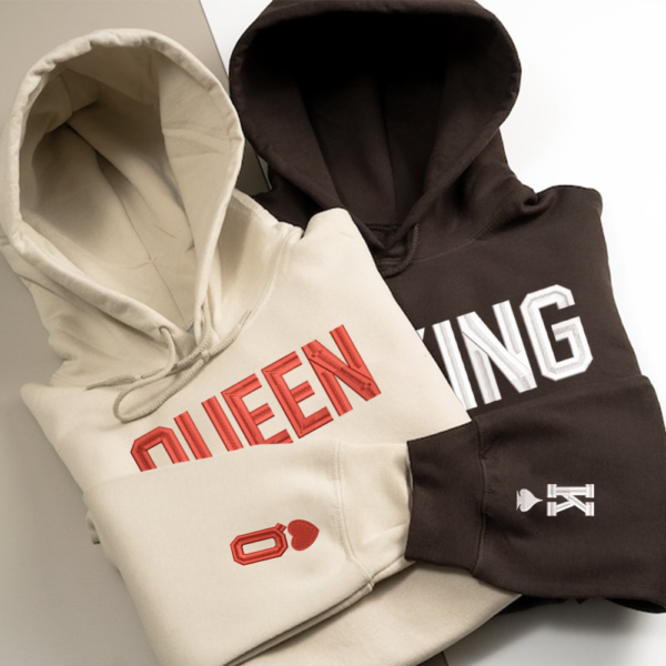 Custom Couples hoodies couples Hoodie. King and Queen Hoodie. king and queen hoodies