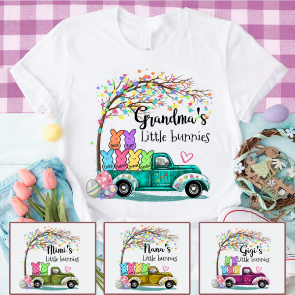 Personalized Grandma's Little Bunnies Easter