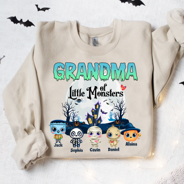 Halloween Grandma Little Of Monsters With Grandkids Cute
