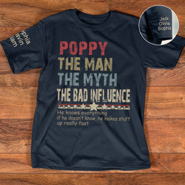 Custom Poppy legend influence T-Shirt