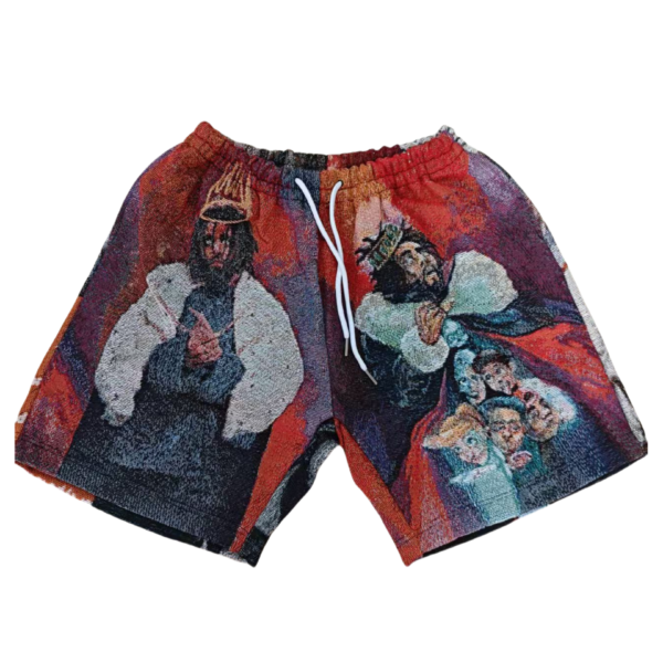 Tapestry Jacquard Shorts Fashion Street Style