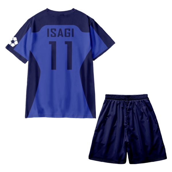 Anime Blue Lock 2PCS Shorts Set Blue Black
