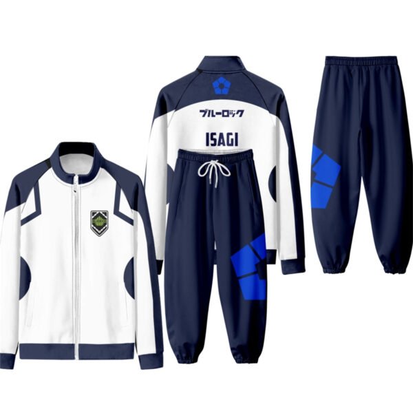 Anime Blue Lock 2PCS Outfits Blue White