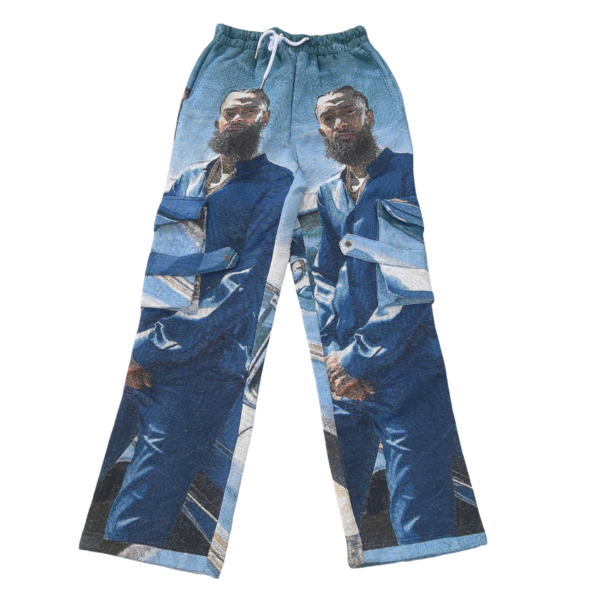 Fashion Tapestry Trousers Jacquard Pants2